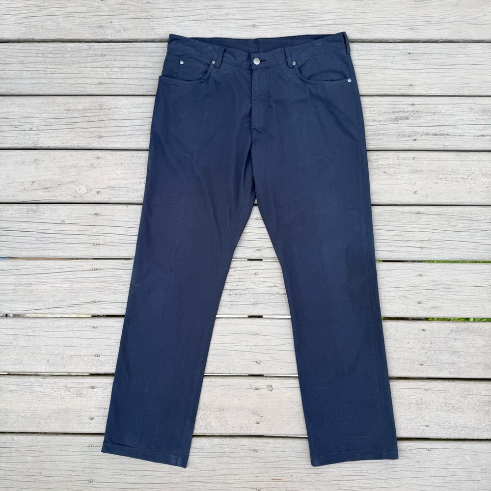 Zegna sport navy chino pants size 38
